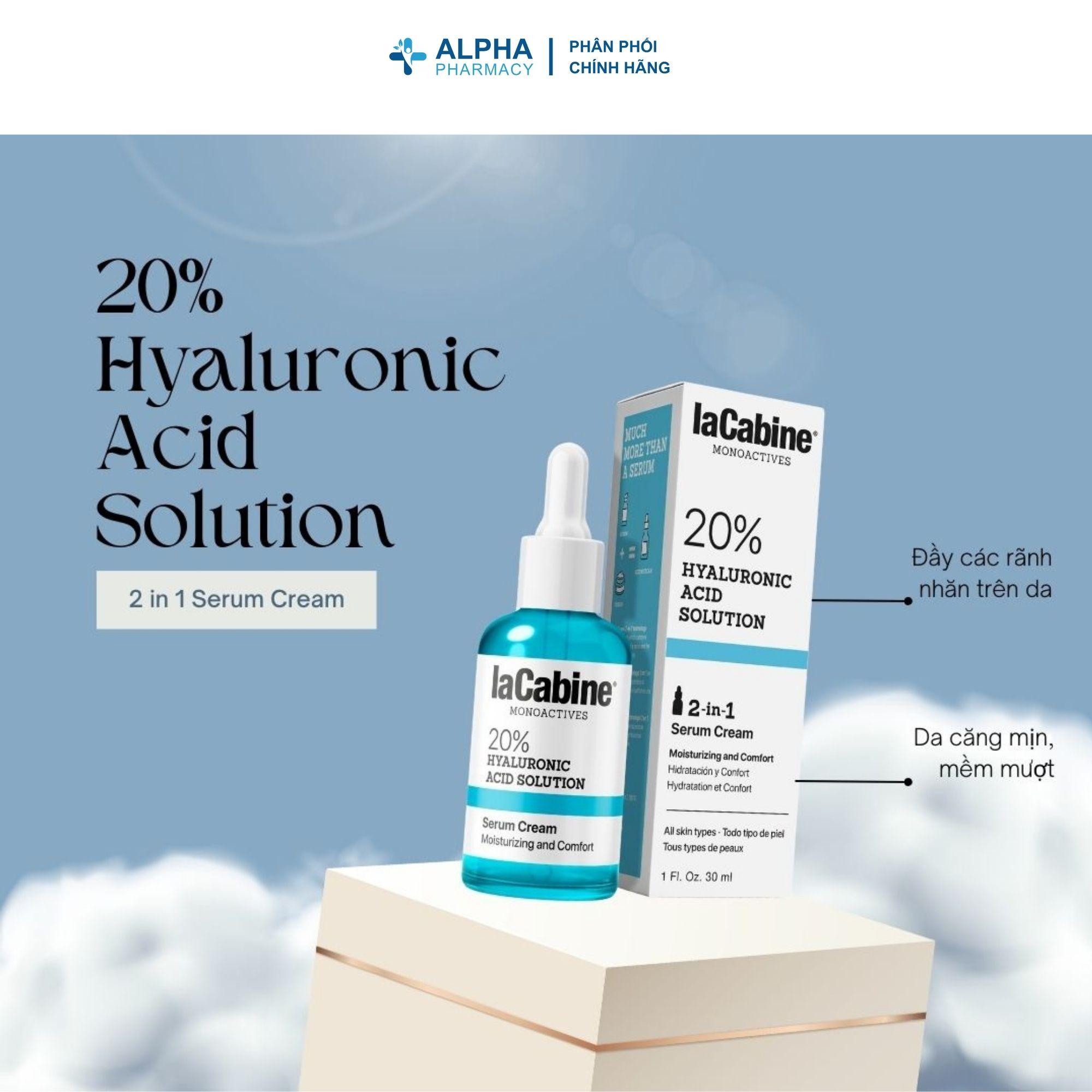 Tinh Chất LaCabine 20% Hyaluronic Acid Solution Dưỡng Ẩm Sâu, Ngăn Ngừa Khô Da – 30ml - Image 3
