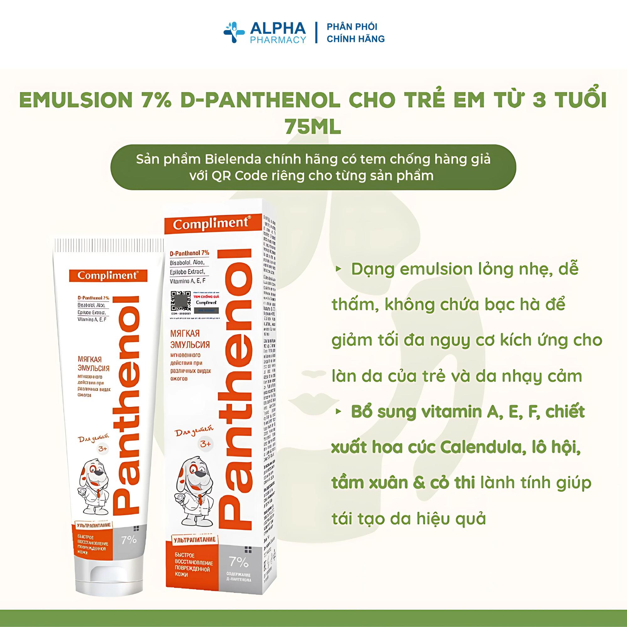 Gel dưỡng Compliment Panthenol (B5) Phục Hồi Và Tái Tạo Da - Image 4