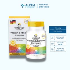 Viên Uống Vitamin & Khoáng Chất Tổng Hợp Warnke Vitamin & Mineral Komplex – Hộp 100 Viên