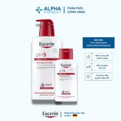 Sữa Tắm Eucerin PH5 Washlotion Dành Cho Da Nhạy Cảm - 200ml/400ml/1000ml