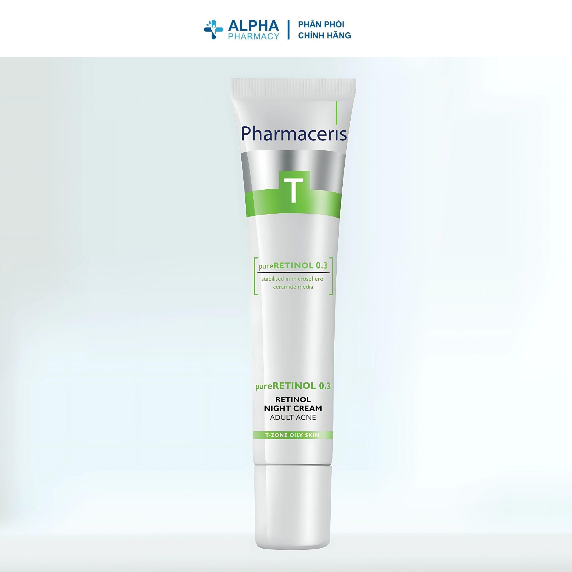Kem Dưỡng Da Đêm Pharmaceris Retinol 0.3 Tái Tạo Da, Giảm Nếp Nhăn – 40ml - Image 2