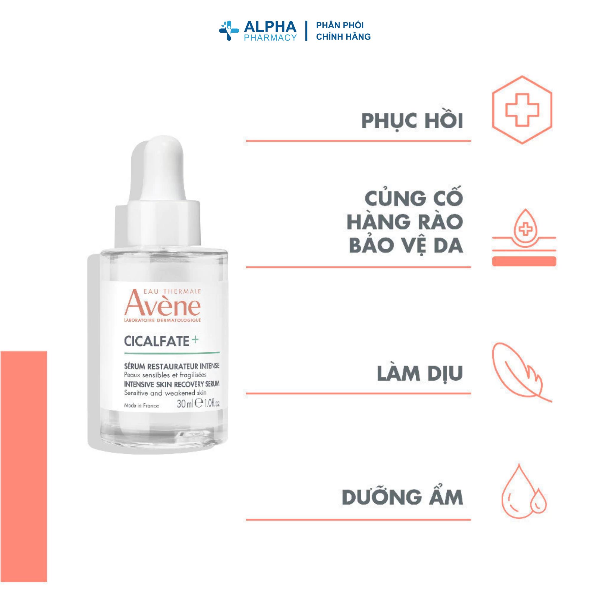 Serum Avene Cicalfate Intensive Skin Giúp Làm Dịu, Bảo Vệ Và Phục Hồi Da - 30ml - Image 2