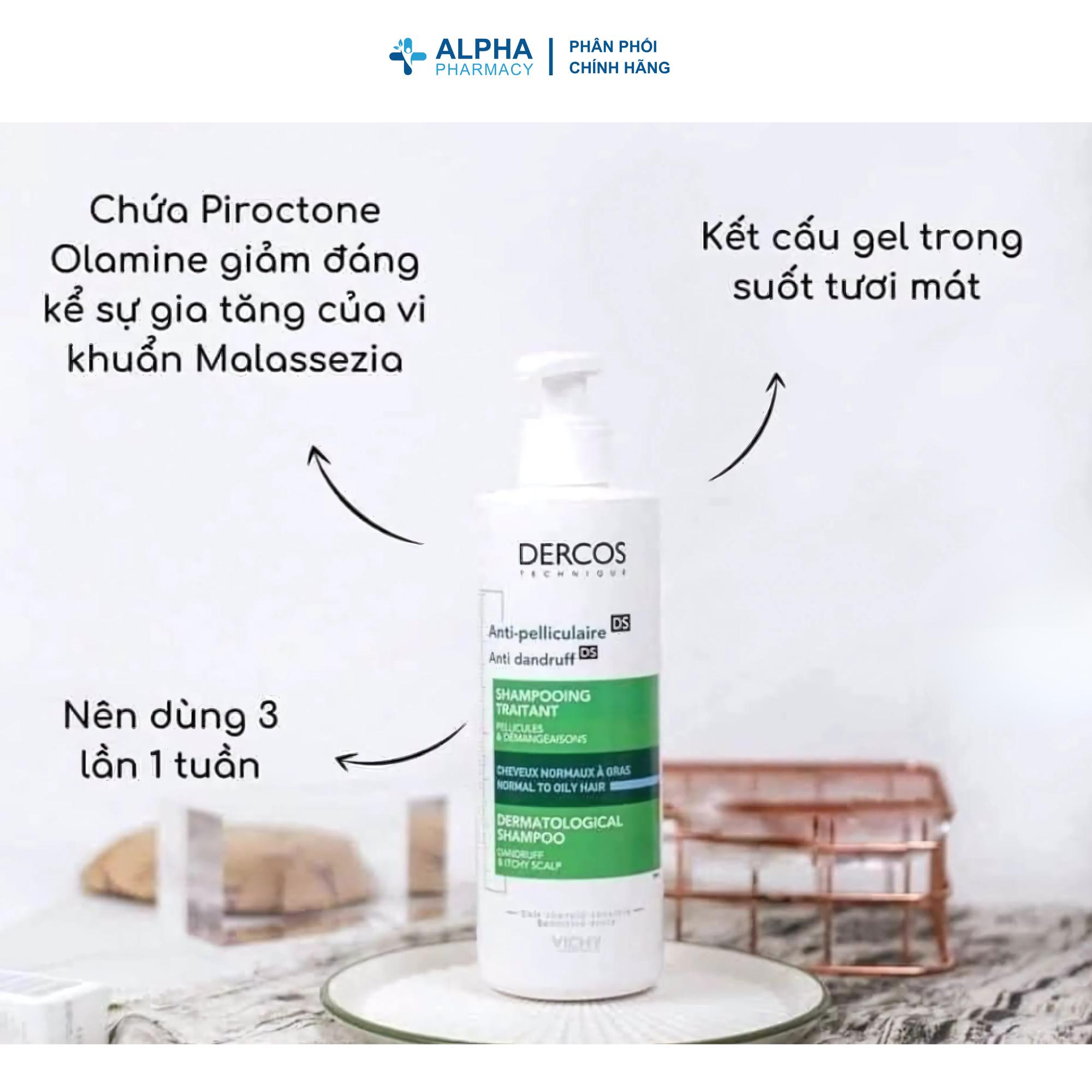 Dầu Gội Vichy Dercos Technique Dandruff Shampoo Giảm Gàu & Ngứa Da Đầu Cho Da Dầu & Da Thường – 50ml/200ml - Image 5