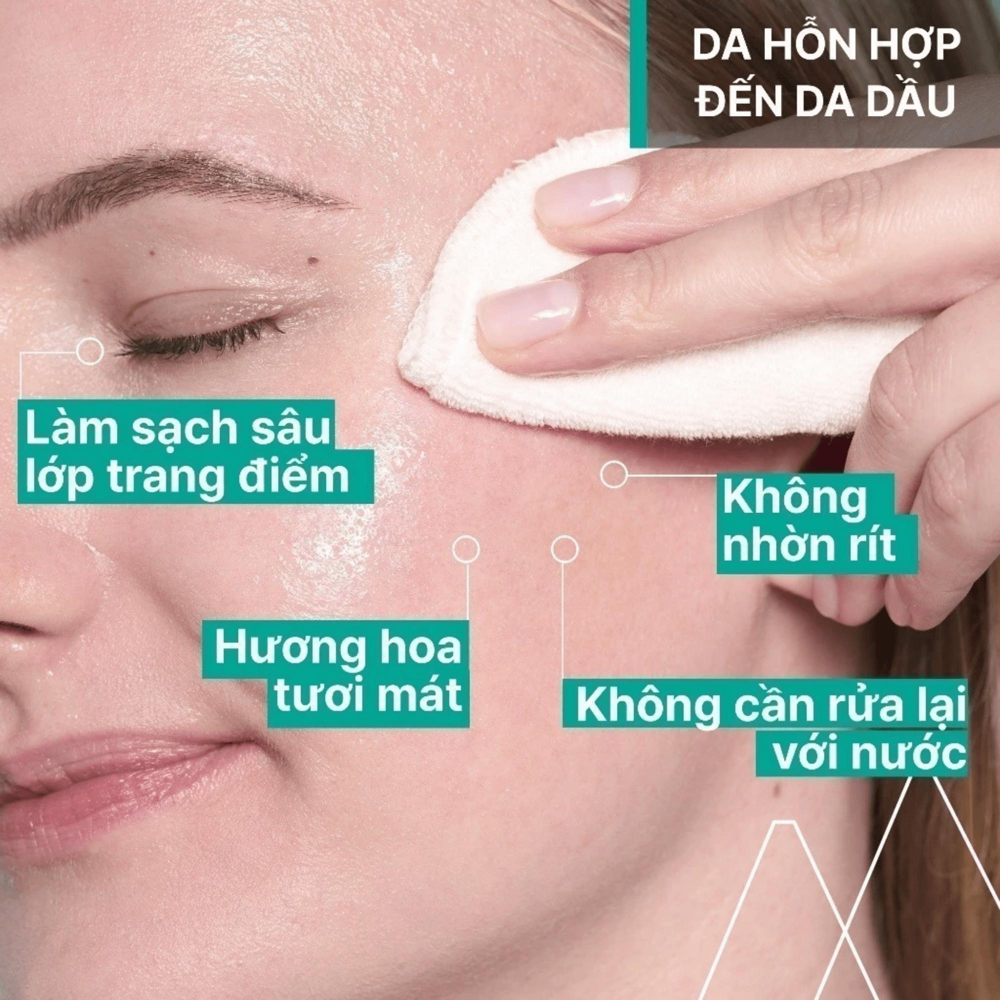 Tẩy Trang Uriage Eau Micellaire Thermale PMG Dưỡng Khoáng Cho Da Dầu, Mụn – 250ml/500ml - Image 4