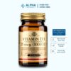 Viên Uống Bổ Sung Vitamin D3 1000 IU Solgar Hỗ Trợ Xương, Răng Chắc Khỏe – 90 Viên