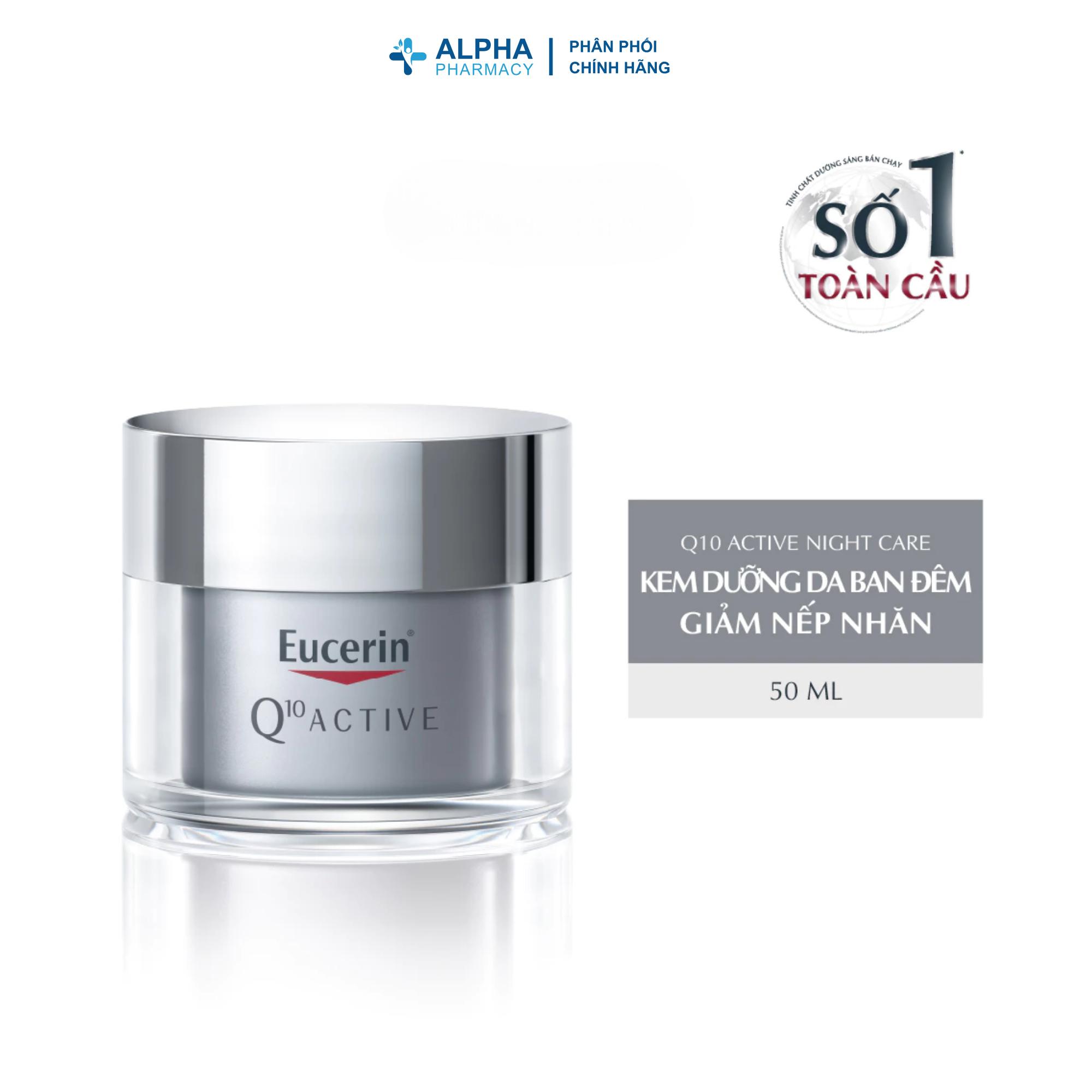 Kem Dưỡng Ban Đêm Eucerin Q10 Active Night Care Ngăn Ngừa Nếp Nhăn & Phục Hồi Da – 50ml - Image 2