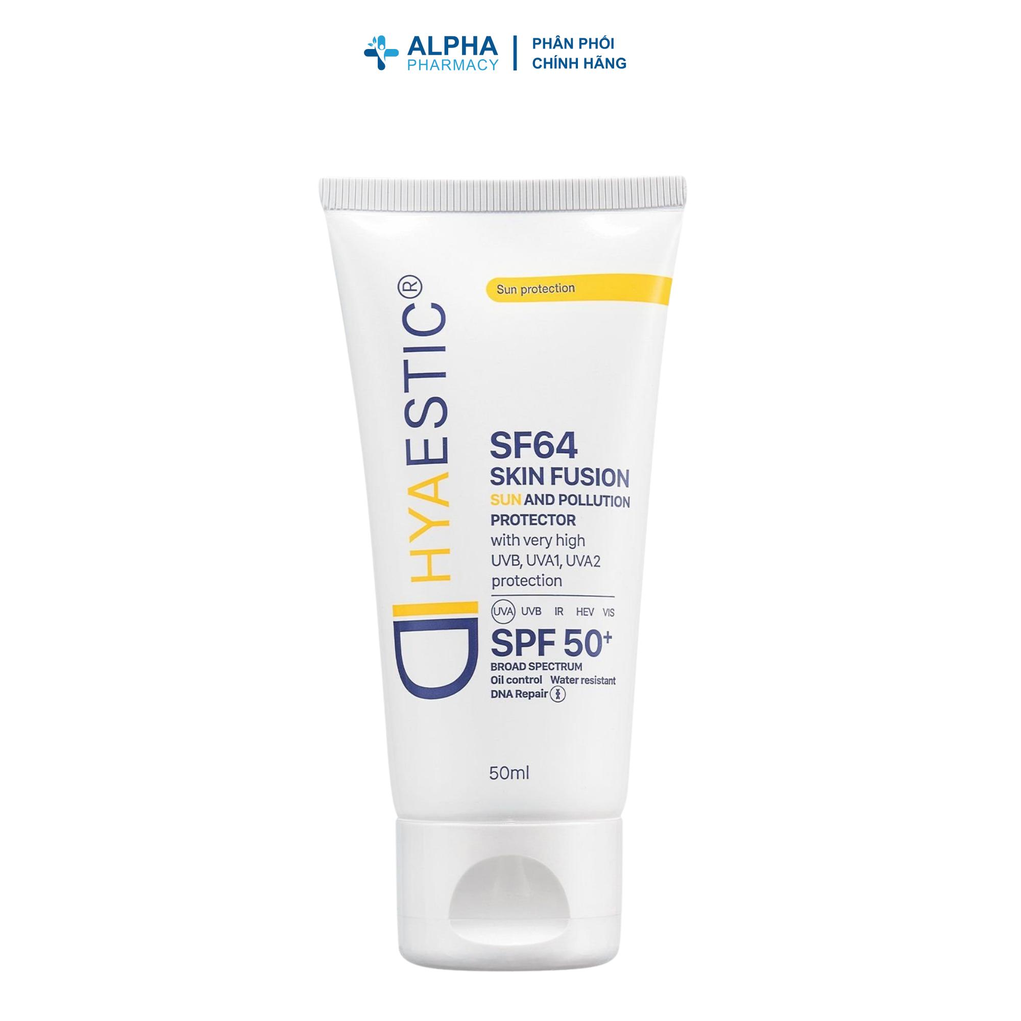 Kem Chống Nắng Bảo Vệ Tối Đa Hyaestic Skin Fusion SF64 Sun And Pollution Protector SPF50+ - 10ml/50ml - Image 5