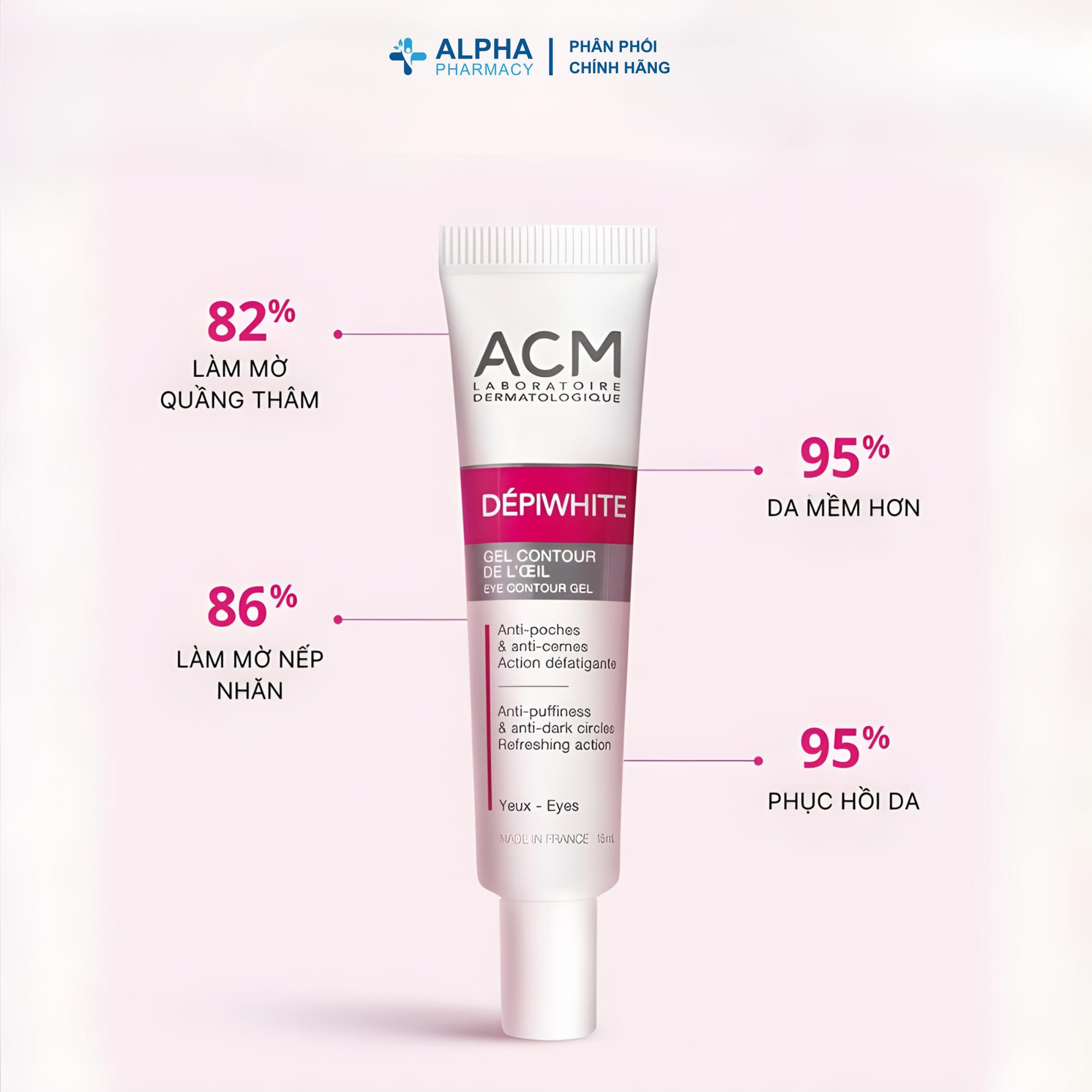Kem Dưỡng Mắt ACM Depiwhite Eye Contour Gel Giảm Thâm Quầng Và Bọng Mắt - 15ml - Image 4
