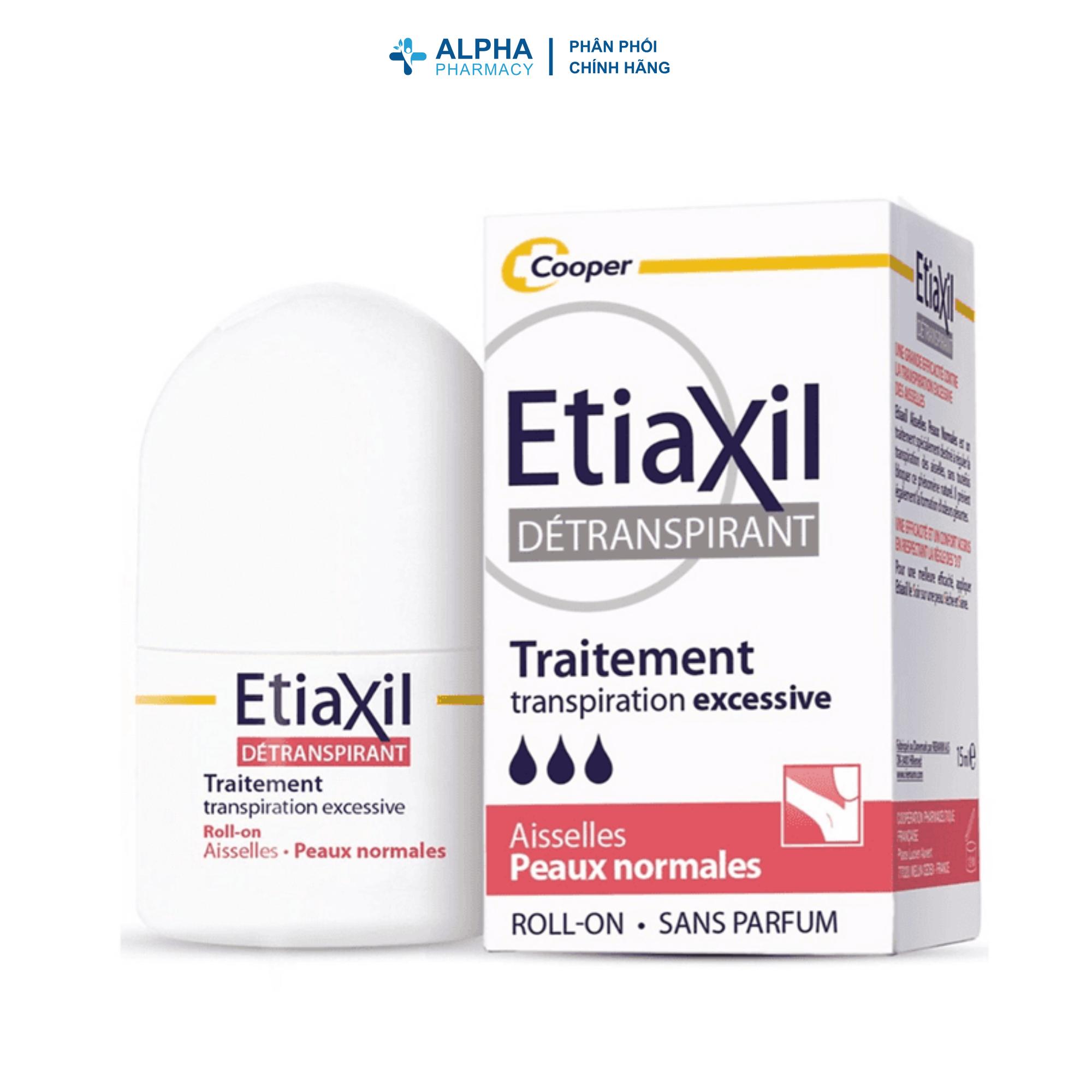 Lăn Khử Mùi Etiaxil Détranspirant Traitement Transpiration Excessive Aisselles Peaux Normales Cho Da Thường – 15ml - Image 2
