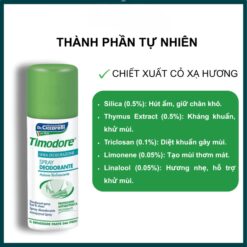 Alternative view of Xịt Khử Mùi Timodore Deodorant Spray Cho Chân Và Giày – 150ml
