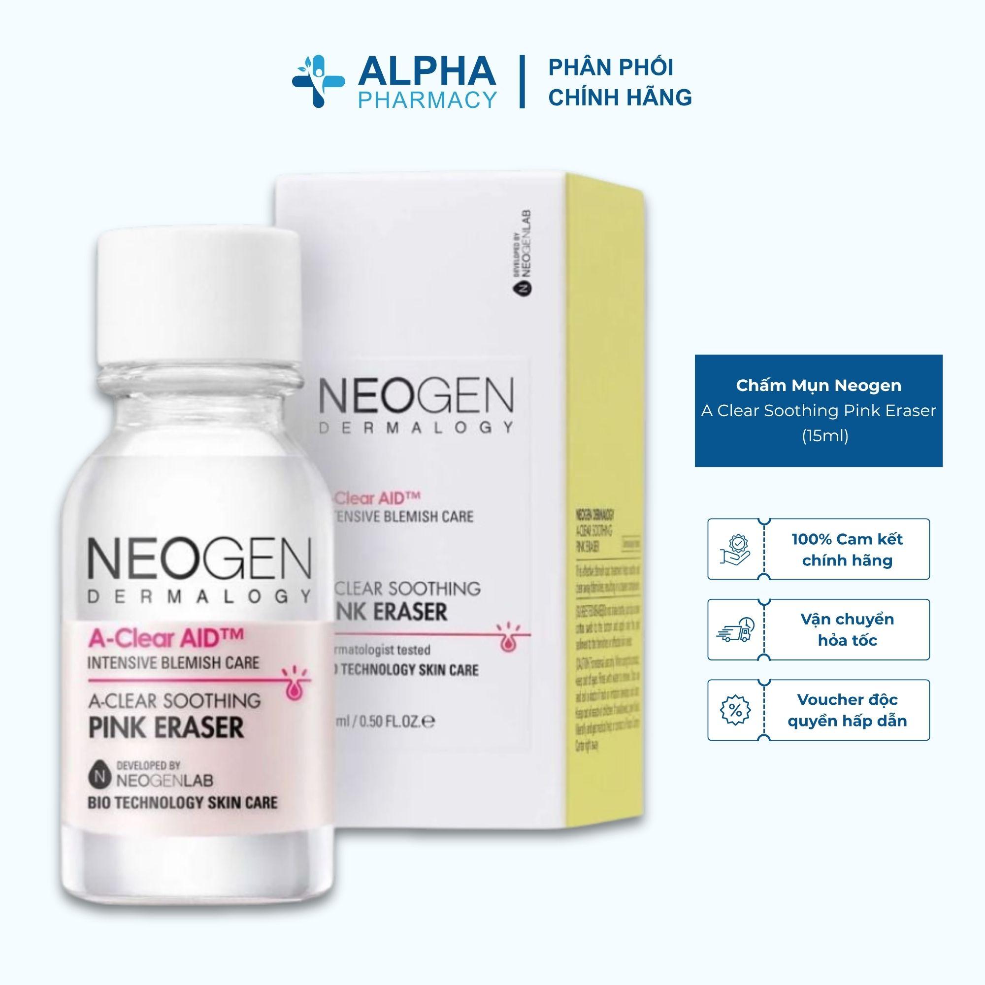 Chấm Mụn Neogen A Clear Soothing Pink Eraser - 15ml