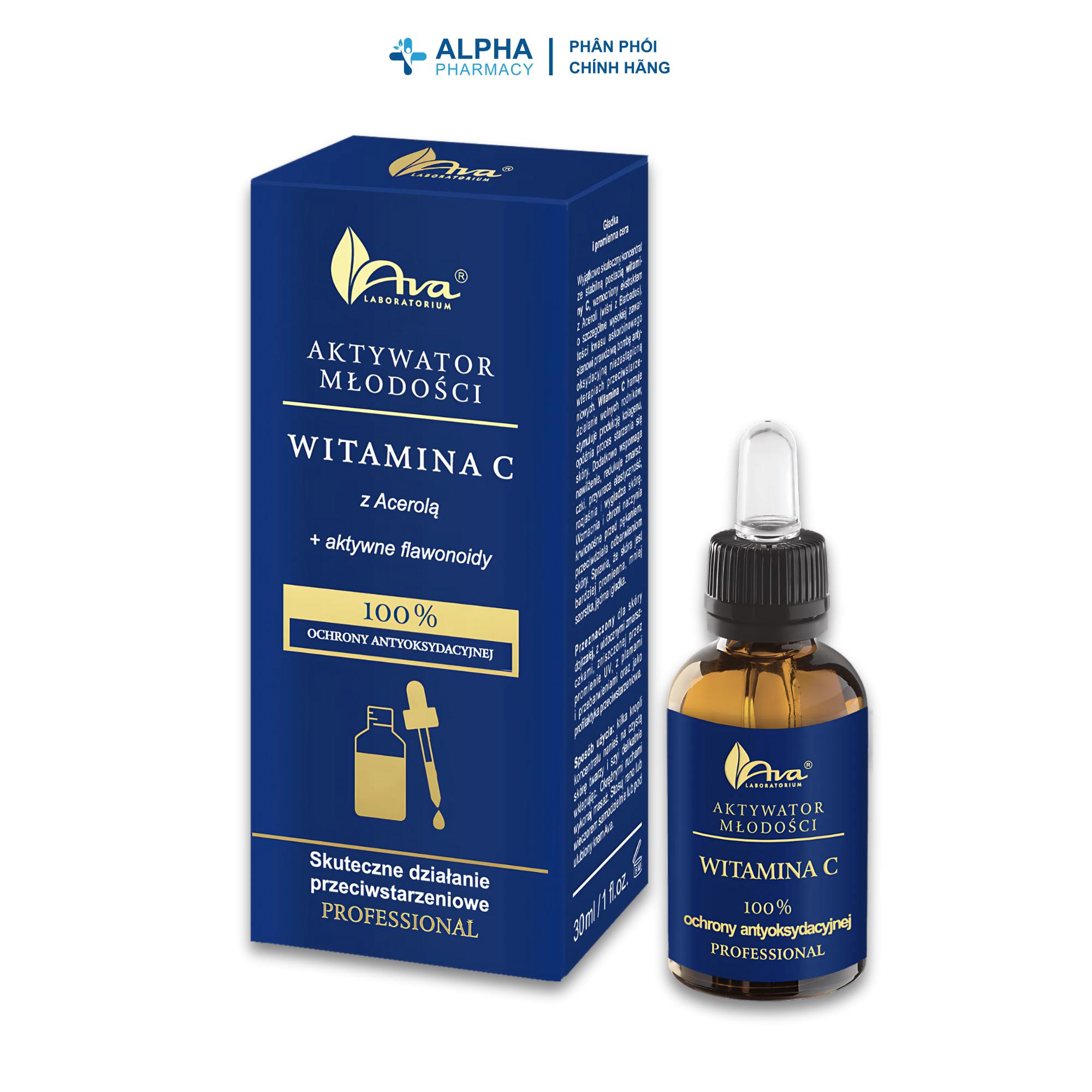 Tinh Chất Ava Laboratorium Vitamin C With Acerola Làm Sáng, Mờ Thâm Mụn Và Đốm Nâu - 30ml - Image 2