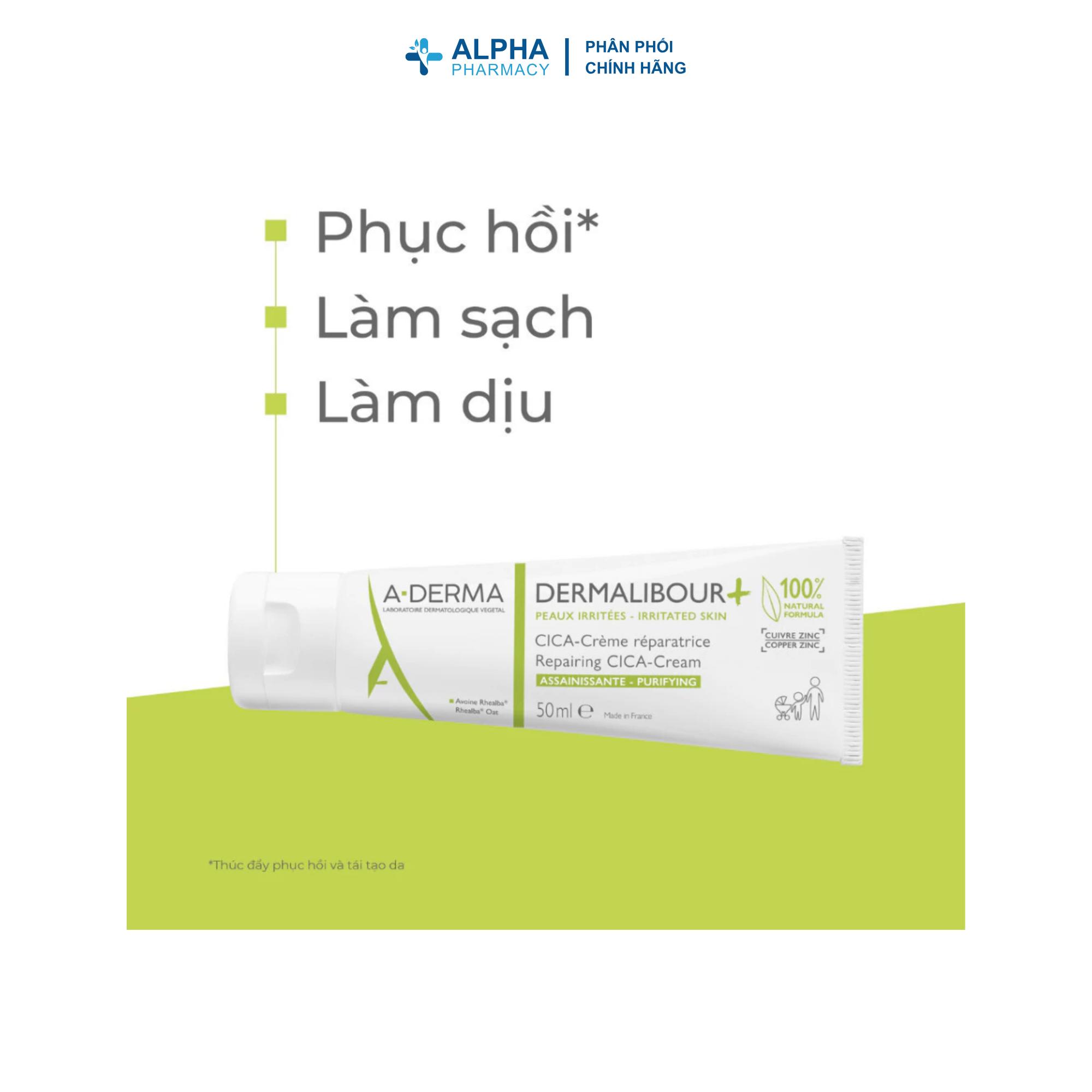 Kem Làm Dịu Da Giúp Phục Hồi Da Kích Ứng A-Derma Dermallobour+ Repairing Cica-Cream - 15ml/50ml - Image 4