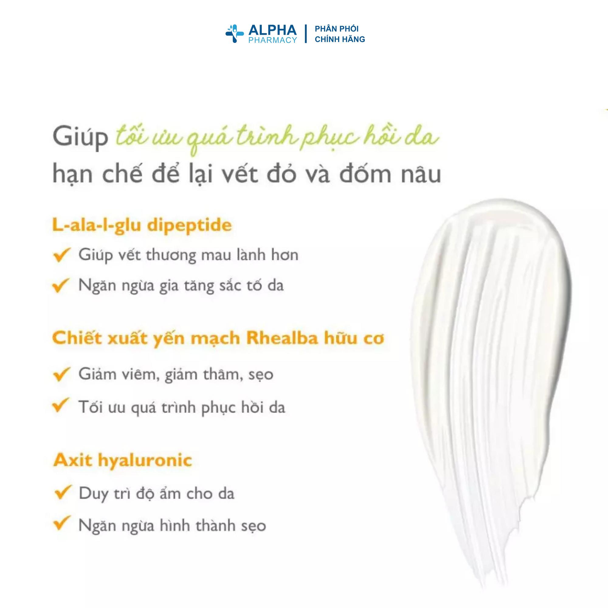 Kem Dưỡng Ẩm Làm Dịu & Chống Nắng SPF50+ A-Derma Apitheliale A.H Ultra SPF50+ Protective Repairing Cream - 40ml - Image 6