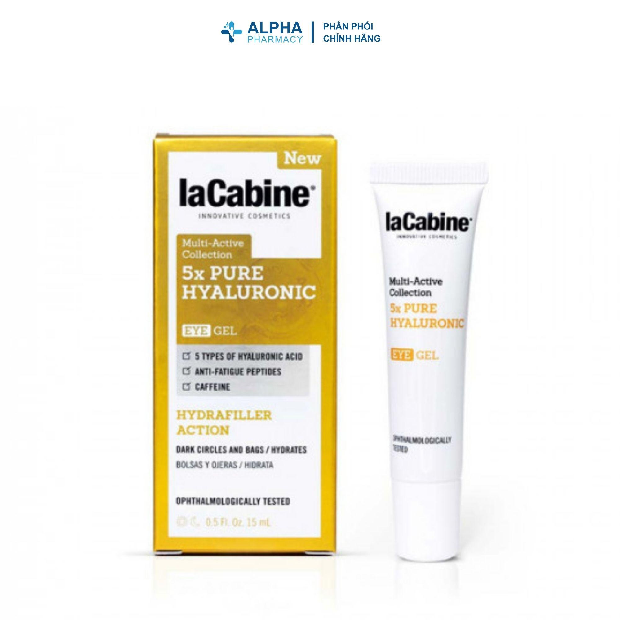 Kem Dưỡng Mắt LaCabine 5X Pure Hyaluronic Giảm Quầng Thâm, Bọng Mắt – 15ml - Image 2