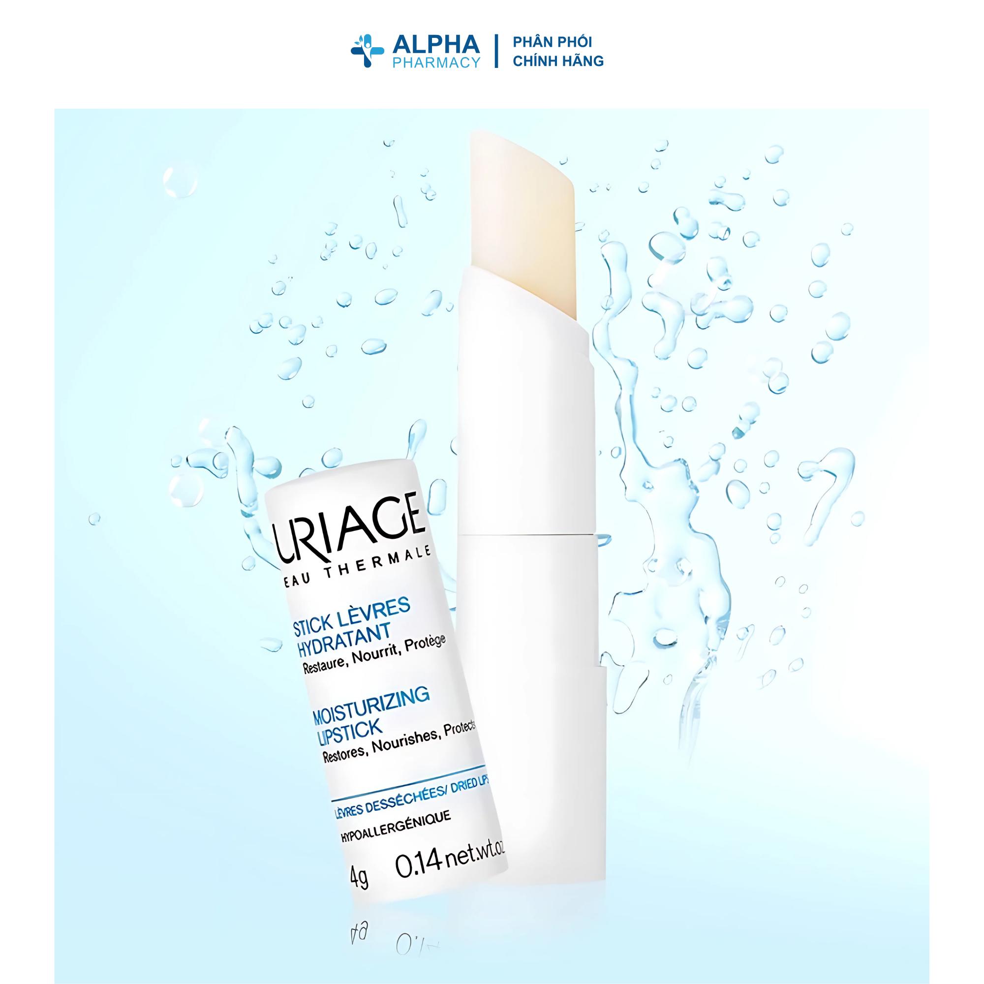 Son Dưỡng Môi Uriage Stick Lèvres Hydratant Dưỡng Môi Khô & Nứt Nẻ – 4g - Image 3