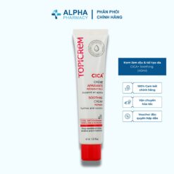 Kem Làm Dịu Và Tái Tạo Da Topicrem CICA+ Soothing Cream Cho Da Tổn Thương - 40ml