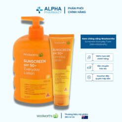 Kem chống nắng Woolworths Sunscreen Everyday Tube Spf 50+ 100ml/500ml/1L