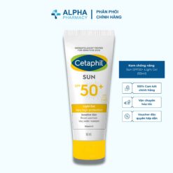 Kem Chống Nắng Cetaphil Sun SPF50+ Light Gel Bảo Vệ Da, Thấm Nhanh - 50ml