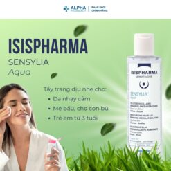 Alternative view of Nước Tẩy Trang Isis Pharma Sensylia Aqua Micellar Water Dưỡng Ẩm Cho Da Thường Và Da Nhạy Cảm – 250ml