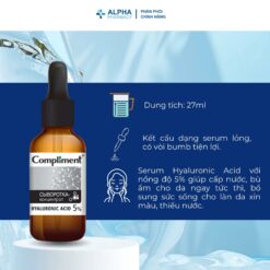 Alternative view of Serum Compliment Axit Hyaluronic 5% Cấp Nước, Dưỡng Ẩm - 27ml