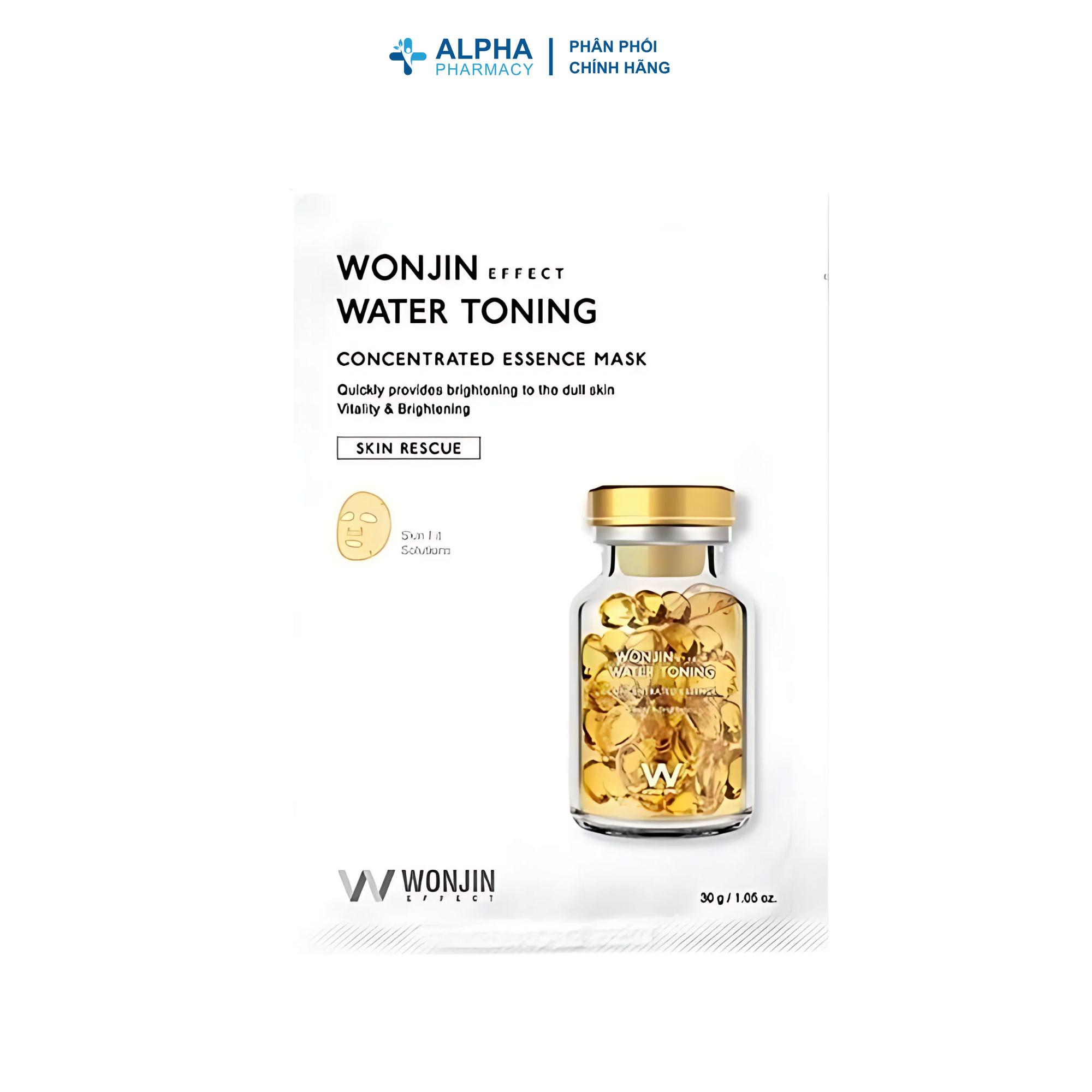 Mặt Nạ Wonjin Effect Toning Concentrated Essence Dưỡng Sáng Da – 30g (1 Miếng)/(1 hộp 10 miếng) - Image 4
