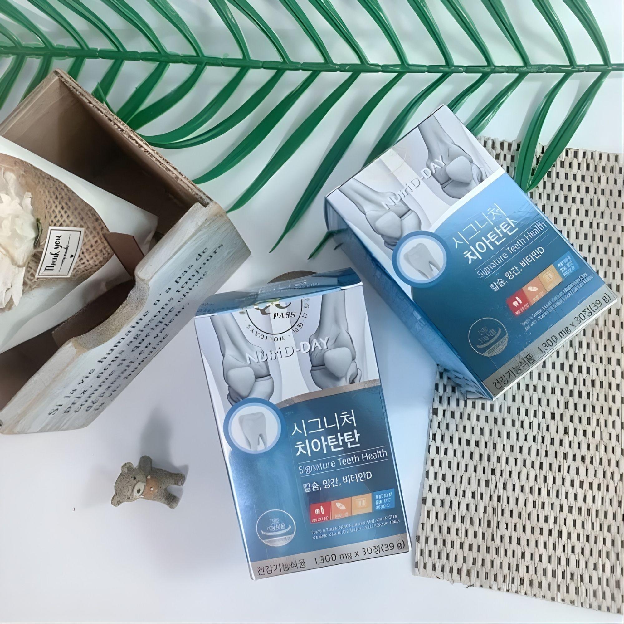 Nutri D-Day Canxi Signature Hỗ Trợ Xương, Răng Chắc Khỏe, Giảm Nguy Cơ Loãng Xương - Hộp 30 Viên - Image 2