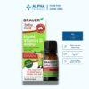 Siro Brauer Liquid Vitamin D3 400IU Bổ Sung Canxi & Tăng Đề Kháng Cho Trẻ Sơ Sinh Từ 0 Tháng+ – 10ml