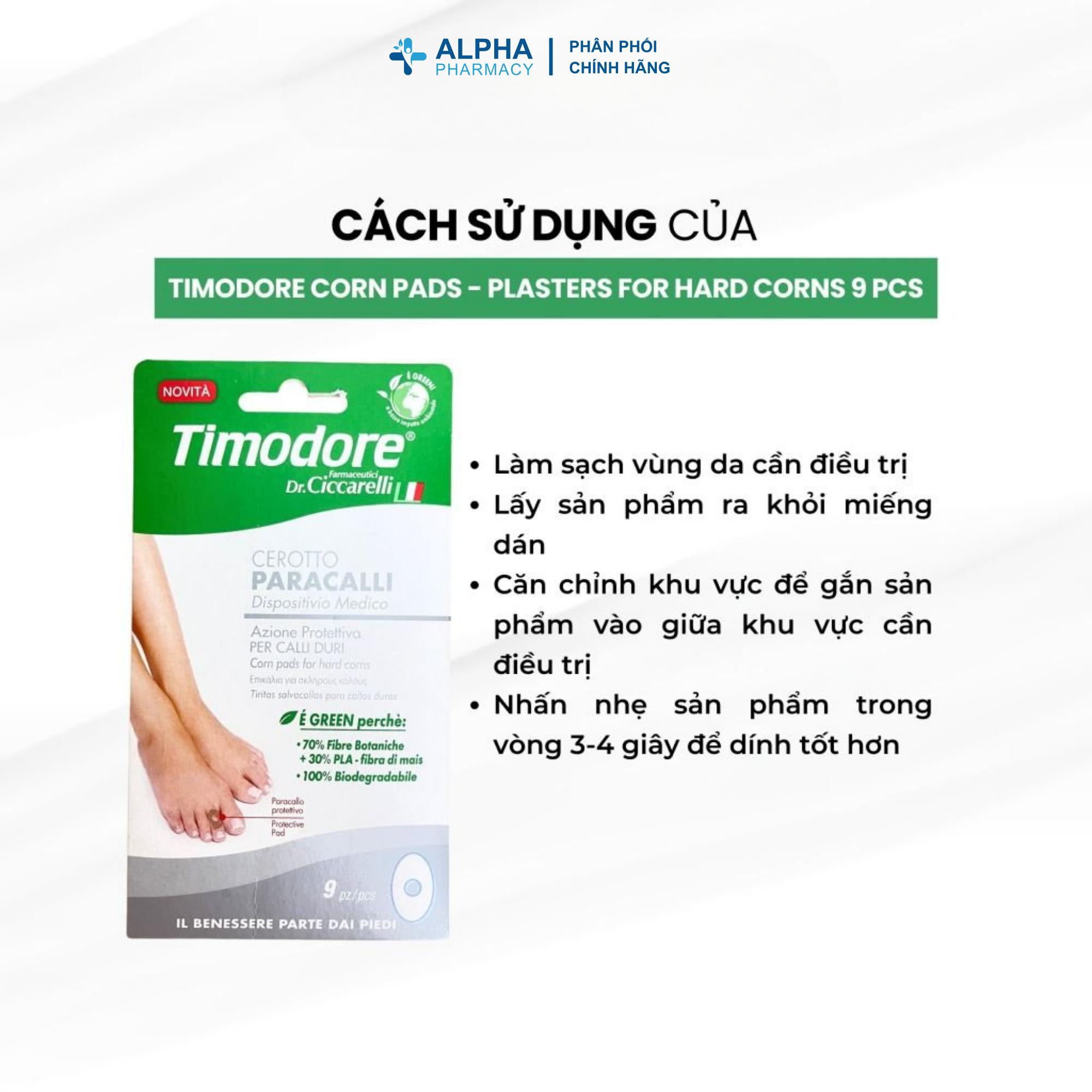 Miếng Dán Mụn Cóc Timodore Corn Pads – 9 Miếng - Image 4