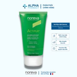 Gel Rửa Mặt Noreva Actipur Dermo-Cleansing Cho Da Nhờn Mụn – 150ml