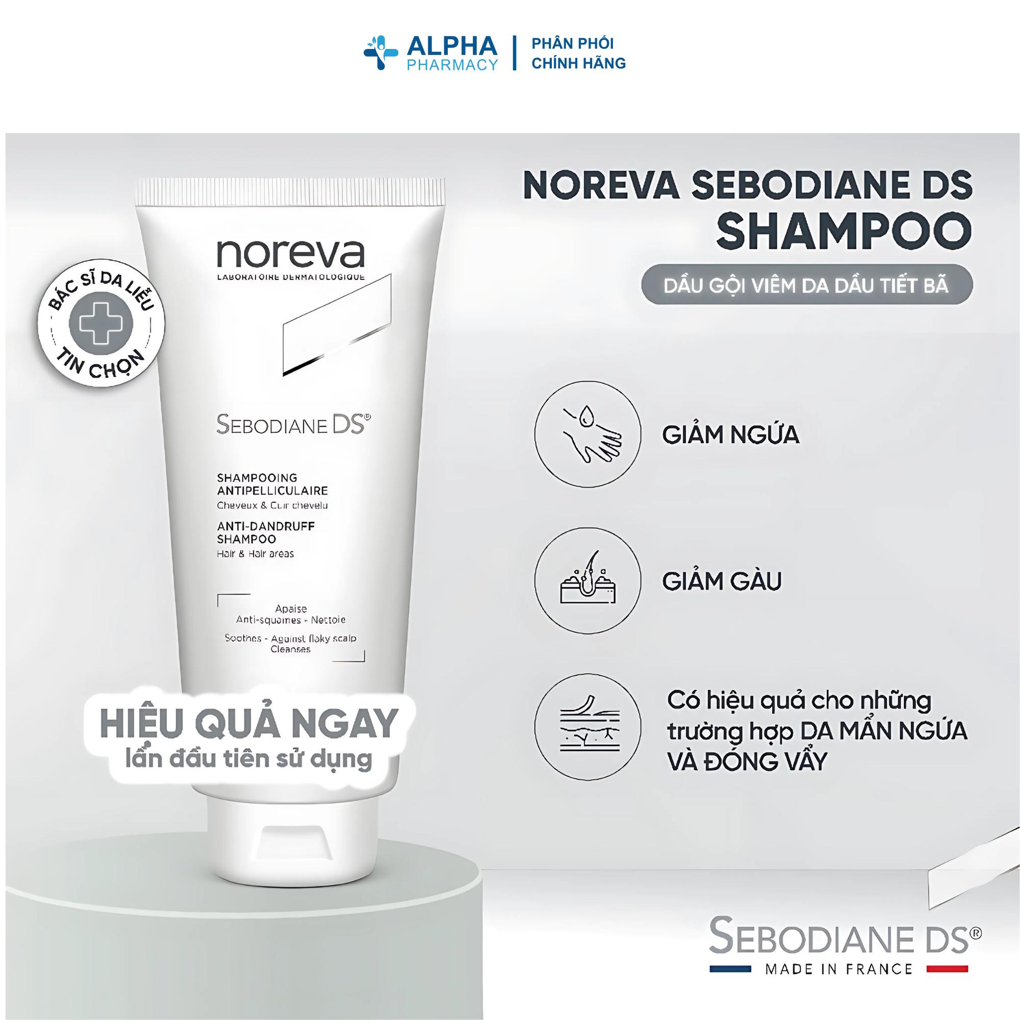 Dầu Gội Noreva Sebodiane DS Anti-Dandruff Làm Sạch & Giảm Ngứa – 150ml - Image 2